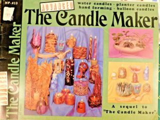 Vintage The Advanced Candle Maker Instruction Craft Booklet Rare Crafts Book