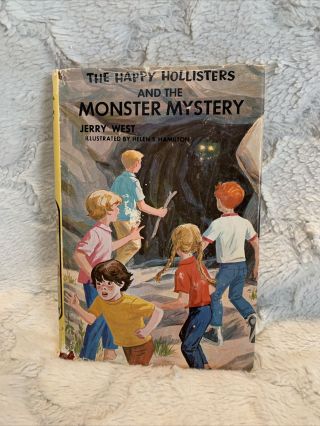 Vtg 1969 The Happy Hollisters Amd The Monster Mystery Jerry West