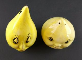Vintage Anthropomorphic Onion Salt and Pepper Shakers 2