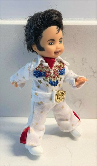 Mattel Barbie Kelly Tommy Doll As Elvis 2z