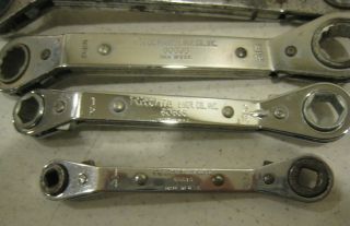 Vintage Ritchie Engr.  Co.  Inc.  USA Four Piece Offset Ratchet Wrenches 2