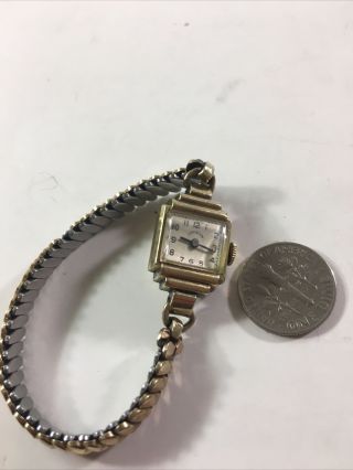 Vintage Elgin Lady’s 14k Gold Filled Watch Wind Up