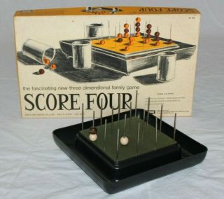 Vintage 1971 Lakeside Score Four Board Game.  Pre - Owned.  Complete.