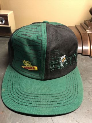 Vtg Dekalb 90s Spellout Design Trucker Snap Back Hat Cap K Products Made In Usa