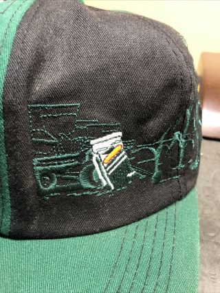 VTG DEKALB 90s Spellout design Trucker snap back Hat Cap K PRODUCTS Made In USA 3