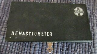 Vintage Medical Hemacytometer Blood Testing Kit Clay Adams