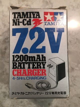 Vintage Rc Tamiya 7.  2v Nicd 1200mah Battery Charger 5536 1500 Grasshopper Hornet