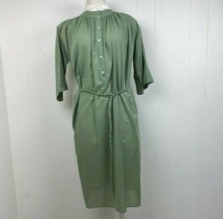 Vintage Green Peter Pan Collar Modesty Dress Size 4