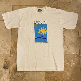 Vintage Greater Miami And Beaches Florida T - Shirt 90s Size Large Single Stitch