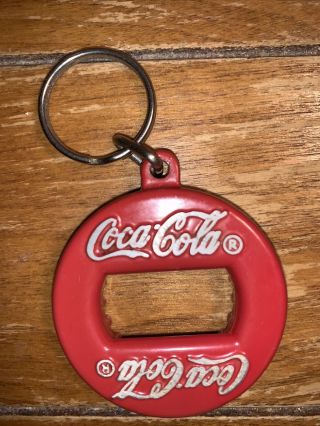 Vintage Coca Cola Bottle Opener Keychain