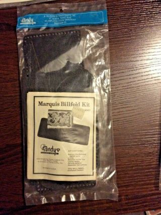 Vintage Tandy Leather Craft Marquis Billfold Kit