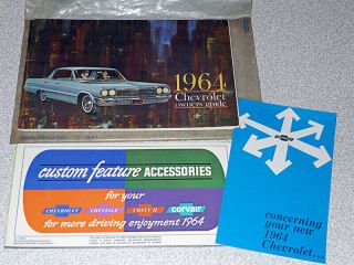 Vintage 1964 Chevrolet Owners Guide Third Edition 3841540