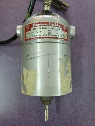 Vintage Porter Cable 100 - M Router Motor And 1 Bit
