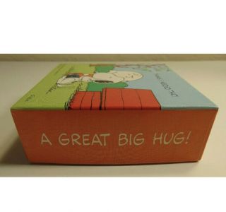 Vtg Springbok Mini Puzzle A Great Big Hug Snoopy Charlie Brown Peanuts 7” 3