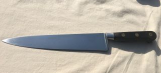 Vintage Sabatier Professional Stainless Steel Chef Knife 8.  5 Inch