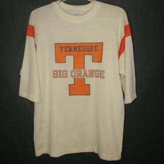 Rare Vintage 70s 80s Tennessee Big Orange Tee Shirt