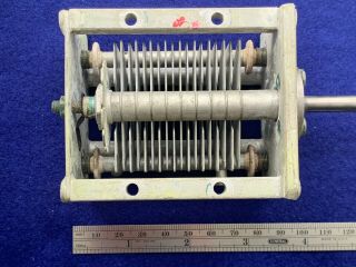 Vintage 80pf Air Variable Capacitor - - Mopa Transmitter / Mag Loop Antenna
