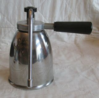 Vintage Vesubio Stovetop Expresso Cappuccino Milk Steamer Frother Made In Italy