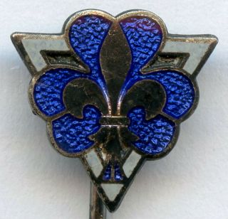 Sweden Vintage Girl Guides & Girl Scouts Pin Badge Grade