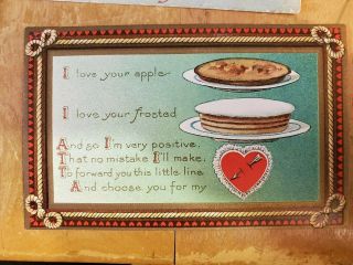 vintage children ' s valentine postcards all pie themed whitney tuck 2