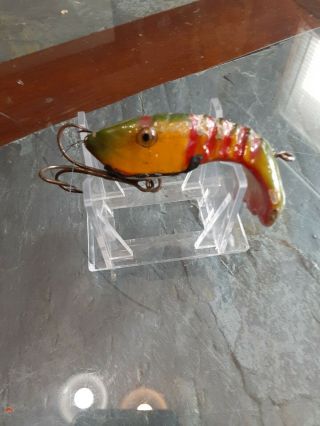 vintage wright and mcgill the flapper crab lure 2
