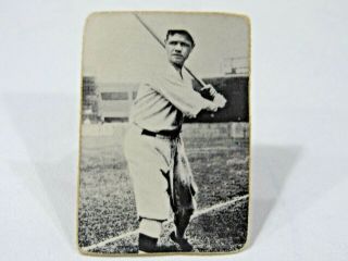 Babe Ruth Poor Old Vintage Baseball Card Red Sox Batting