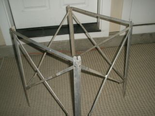 Vintage Coleman Stand Up Aluminum Folding Stove Stand