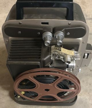 Bell & Howell Autoload 8 Design 346a 35mm Vintage Movie Projector W/bulb