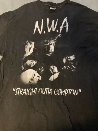 N.  W.  A Vintage Straight Outta Compton Xxl Shirt Ice Cube Eazy - E Dr.  Dre Mc Ren