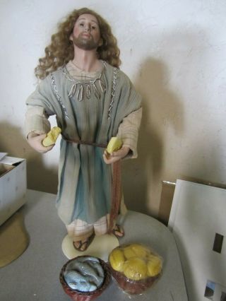 Ashton Drake Jesus: Multiplying The Loaves 20 " Doll Collectibles