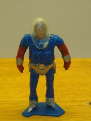 Vintage Tootsietoy Major Mars Astronaut W/ Clear Plastic Helmet Figure
