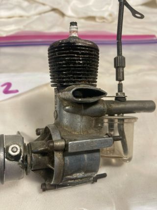 92.  vintage spark ignition engine for r/c c/l balsa model airplane F/F 2