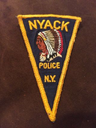 Obsolete Village Of Nyack Ny Police Patch - Vintage Uniform Takeoff