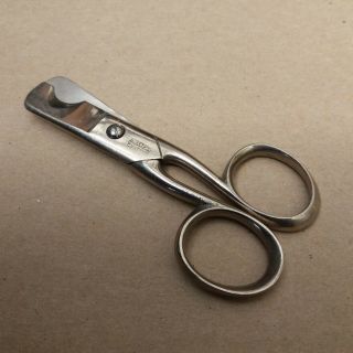 Cigar Scissors Tobacco Cutter Pocket Vintage Italian Stainless Steel Excel Ctc