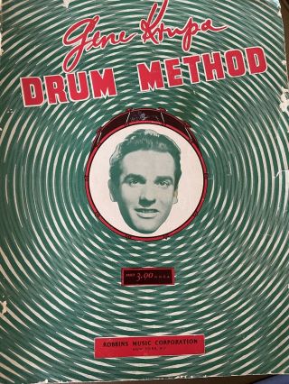 Vintage Glen Krupa Drum Method 1938 Percussion Instruction Book