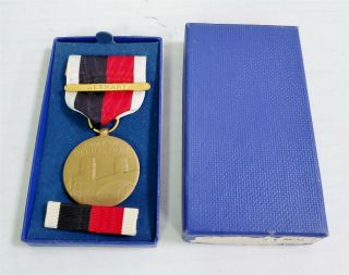 F52 Vintage World War Ii Wwii Germany Army Of Occupation Medal W/ Box
