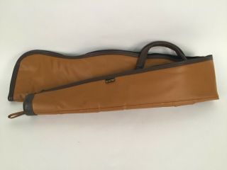 Vintage Kolpin 53 " Brown Leather Gun Case Bag