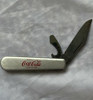Vintage Imperial Coca Cola 2 Blade Pocket Knife Coke Advertising