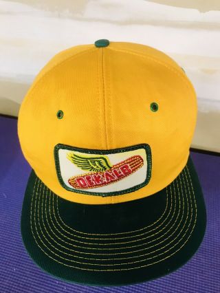 Vintage DEKALB Seeds patch Farmer Trucker snapback HAT K Brand Products Cap 2