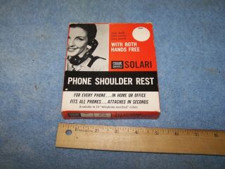 Vintage Nos Solari Phone Shoulder Rest