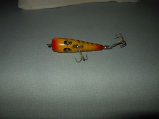 Vintage Smithwick Carrot Top Wood Top Water,  Old,  Plug,  Lure,  Bait,  Bass Food