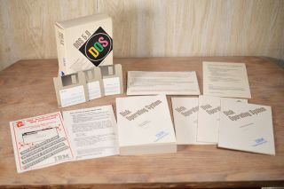 Vintage Ibm Dos 5.  0 3.  5 Inch Floppy Disks Version 5.  02 Operating System