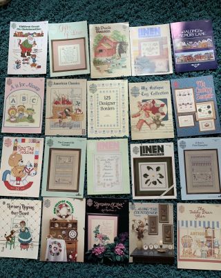 20 Vintage Designs By Gloria And Pat,  Cross Stitch Books Vgc