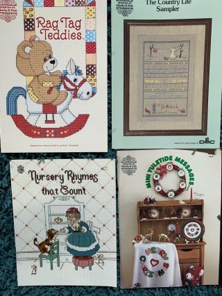 20 VINTAGE DESIGNS BY GLORIA AND PAT,  Cross Stitch Books VGC 3