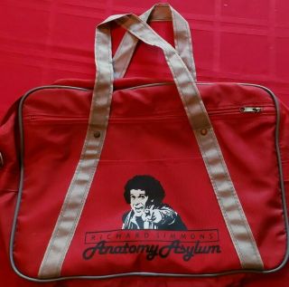 Vintage 1980s Richard Simmons Anatomy Asylum Gym Bag Rare Vg