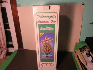 Vintage Puleo Fiber Optic Color Changing Christmas Tree