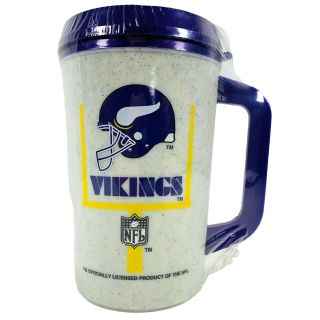 Aladdin 7 Eleven 7 - 11 Nfl Minnesota Vikings Vtg 20oz Insulated Thermos Cup Mug