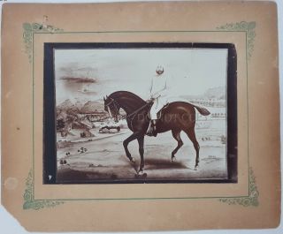 Vintage Photograph Of Painting Sikh 8in X 6in