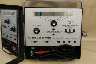 Vintage Sencore Deluxe Color Generator Cg135 Tv Repair Equipment Testing Tool