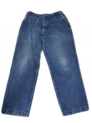 Vintage Karl Kani Jeans Sz 35x31 36x34 Tag Mens Hip Hop 90s Baggy Denim Wide Leg
